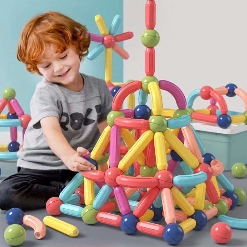 BRASTOY - Blocos De Construção 3d Magnéticos Brinquedo ímã 50%