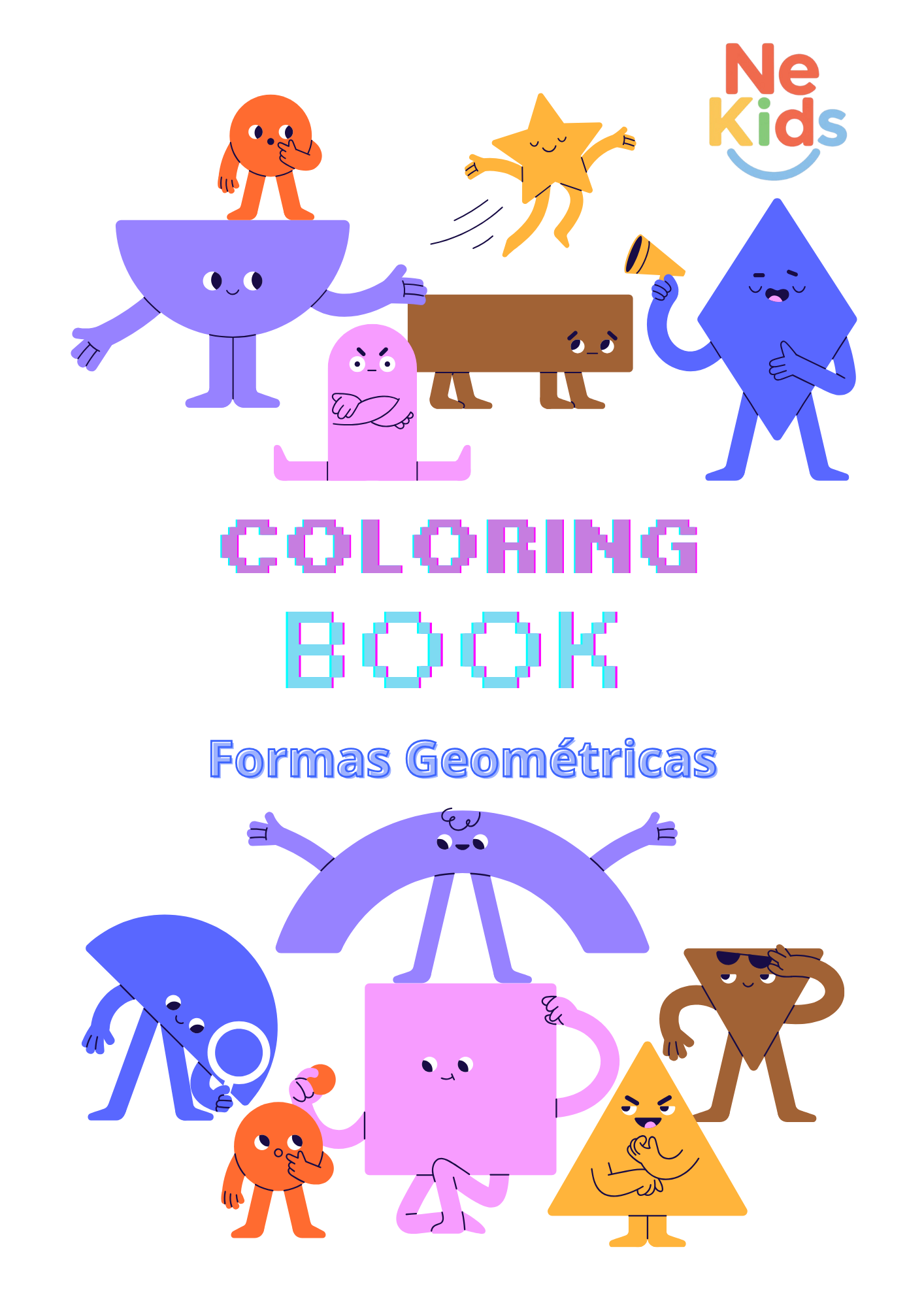 Caderno De Caligrafia Infantil 104 Atividades Letra Cursiva + 02 E-BOOK TREINANDO A COORDENAÇÃO MOTORA DA NEKIDS