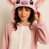 Pijama Angel Rosa Stitch - Original e Macio