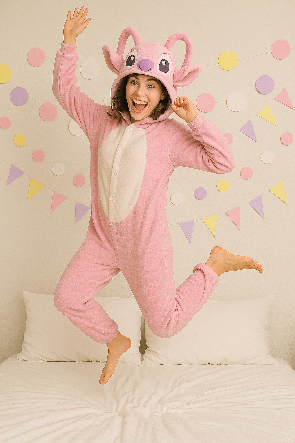 Pijama Angel Macacão -  Adulto Feminino