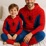 Pijama do Homem Aranha- Macio e Confortável - Adulto e Infantil