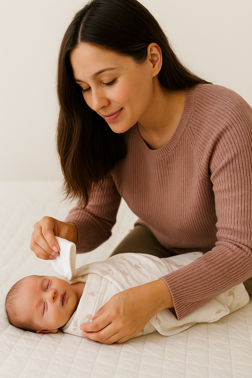 Kit Enxoval Cueiro e Paninho de boca ( 9 PEÇAS ) - Premium