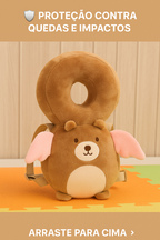 Mochila Travesseiro Protetor de Cabeça para Bebê - Segurança do Bebê Anti Impacto Proteção Almofada