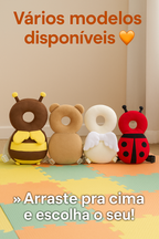 Mochila Travesseiro Protetor de Cabeça para Bebê - Segurança do Bebê Anti Impacto Proteção Almofada