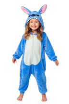 Pijama do Stitch Azul -  Macio e Confortável