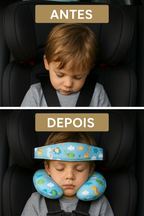 Protetor de Pescoço + Faixa para segurar a cabeça.