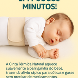 Cinta de Cólica para Bebês - Térmica Natural para Alívio de Cólicas, Gases e Desconfortos
