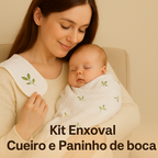 Kit Enxoval Cueiro e Paninho de boca ( 9 PEÇAS ) - Premium