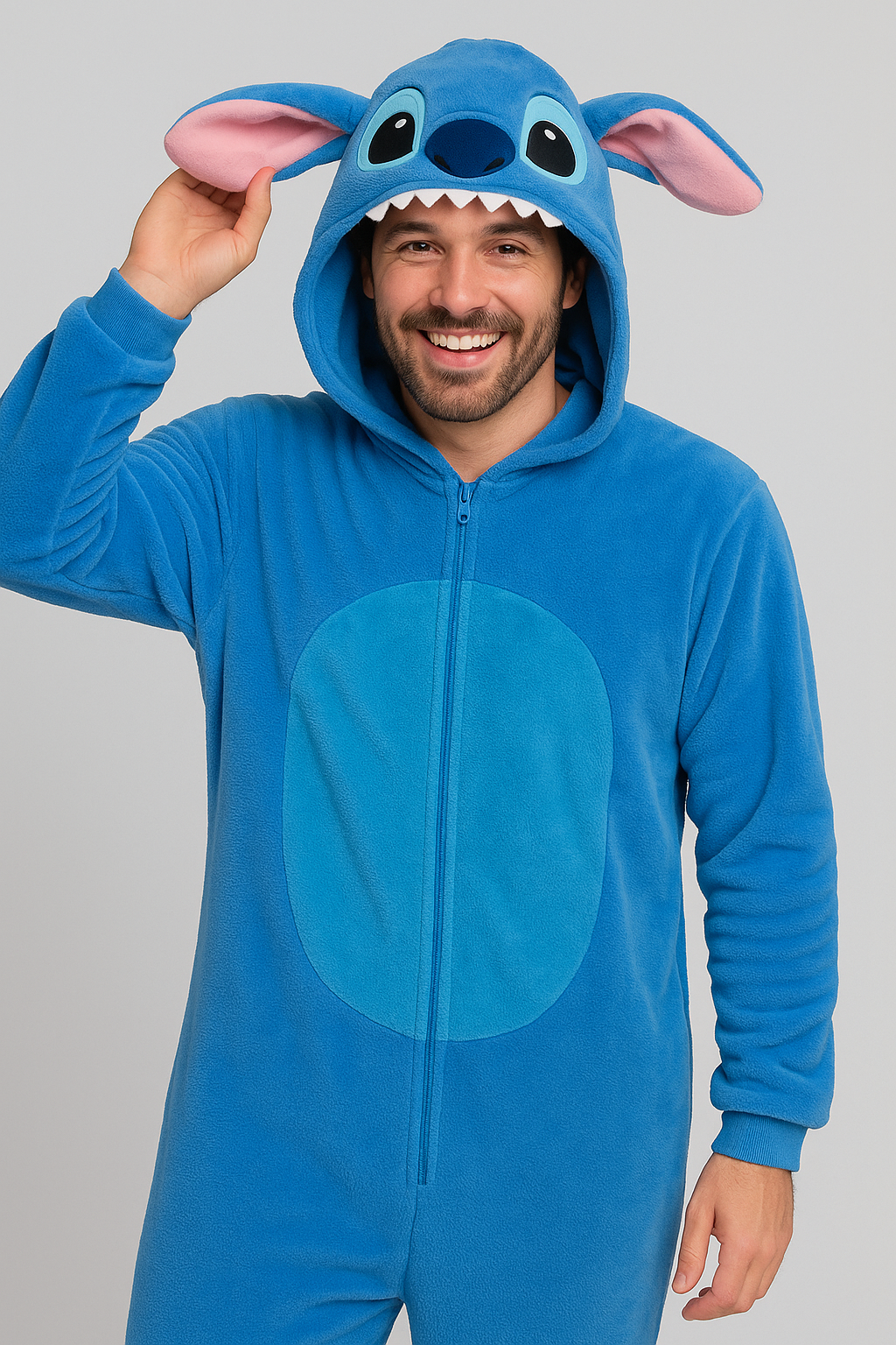 Pijama do Stitch Azul -  Macio e Confortável