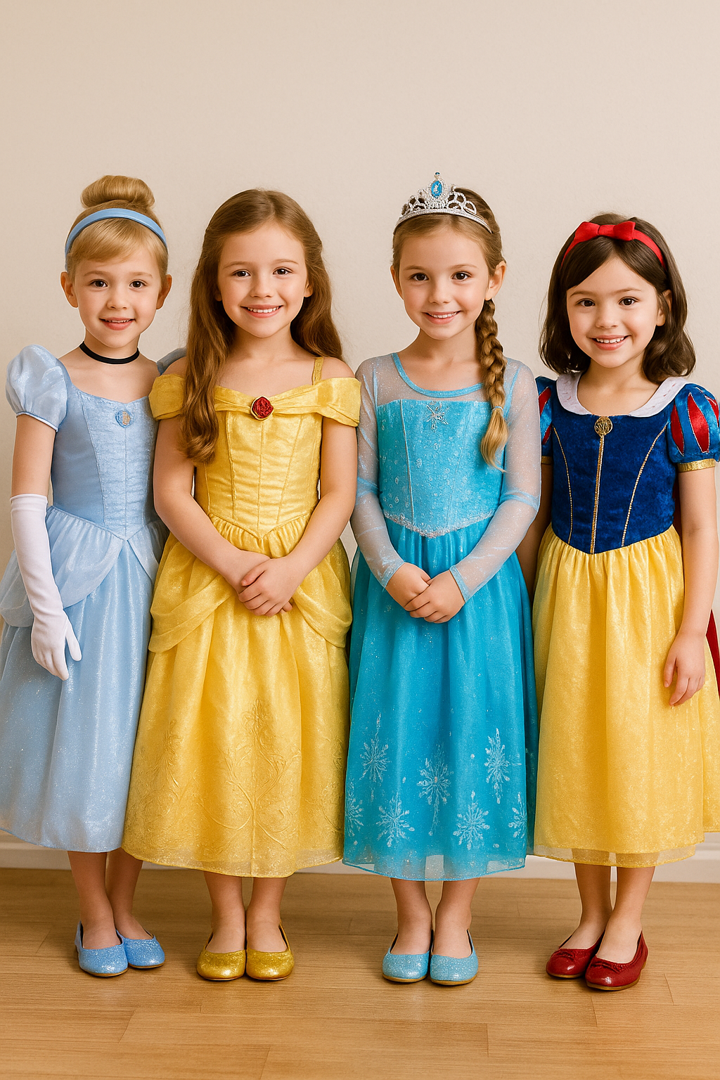 Meninas Princesa Cosplay Traje - Para Festa Infantil Roupas Encantadoras