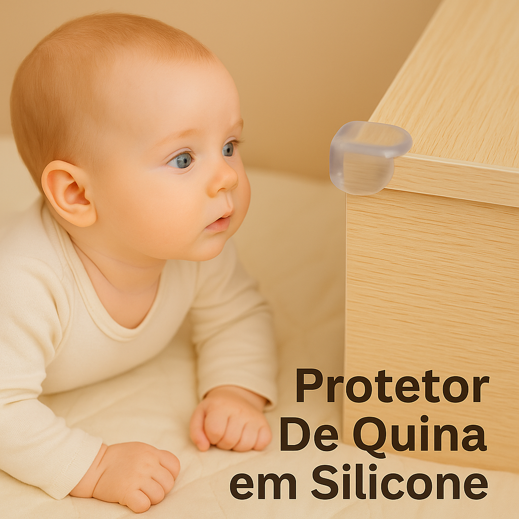 Protetor De Quina em Silicone para móveis.