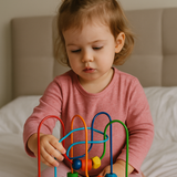 Kit Brinquedo Pedagógico Educativo Em Madeira Aramado G + Prancha Seleção + Xilofone + Cubo De Encaixe