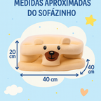 Assento de Bebê Estofado - Sofazinho para Sentar