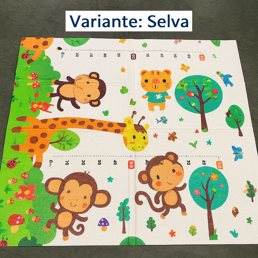 Tapete Infantil de Atividades - Tatame Dupla Face Emborrachado  - 50%OFF