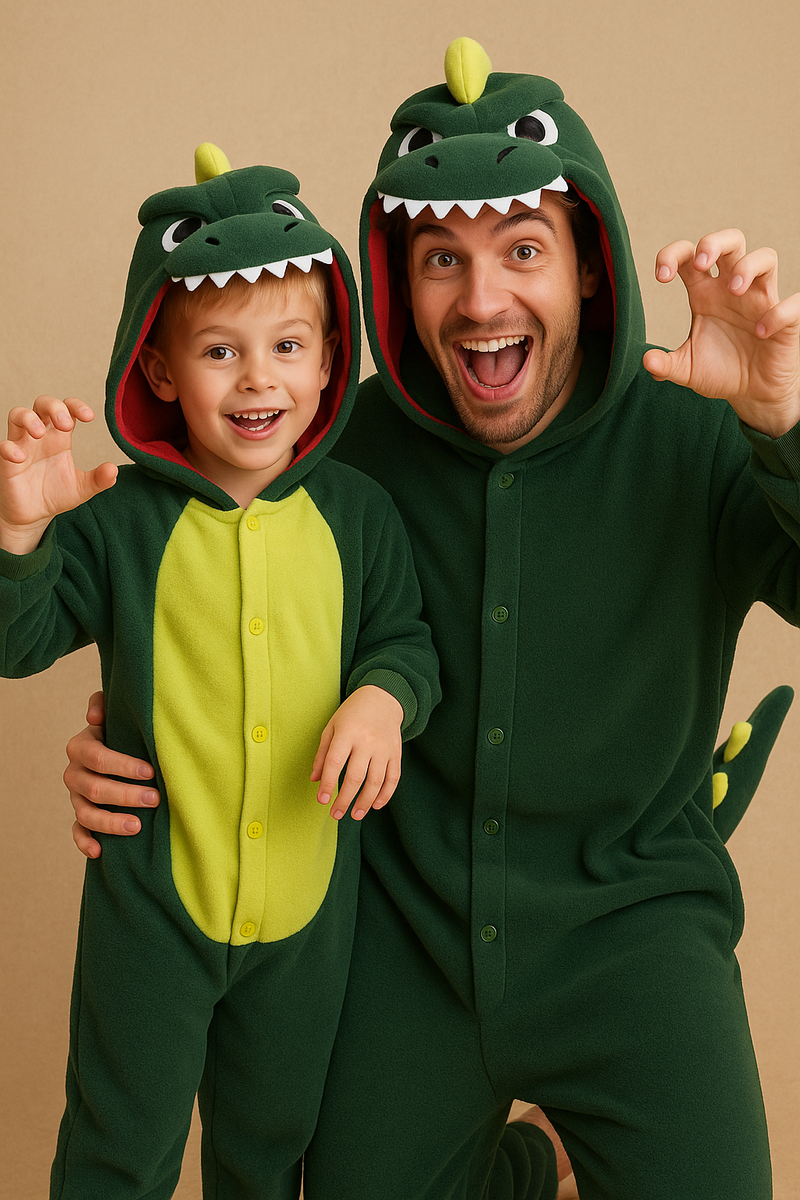 Pijama Macacão Adulto Dinossauro Kigurumi Cosplay