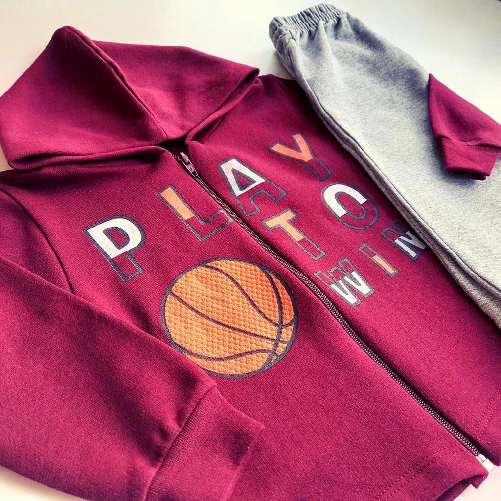 Kit 4 Peças Conjunto Moletom Infantil Menino Inverno 1 ao 16 Com Capuz e Zíper Pronta Entrega