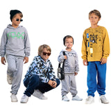 KIT c/ 03 Conjuntos ou KIT c/ 02 Conjuntos de Moletom infantil Meninos - Algodão inverno