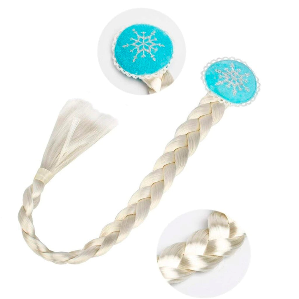 Fantasia Vestido Infantil Elsa Frozen Com Capa E Acessórios para Meninas