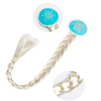 Fantasia Vestido Infantil Elsa Frozen Com Capa E Acessórios para Meninas