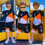 Conjunto Infantil Bermuda e Camiseta Verão 2025 Masculino Juvenil