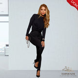 Calça Feminina Legging Fuseau Peluciada Skinny de Pezinho Cintura Alta Grossa com Suplex Zero Transparecia