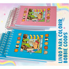 Bobie guds Livro de colorir bobie guds Encadernado 50 folhas Capa dura e Capa flexível