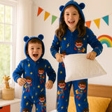 Pijama Macacão Soft Kids Infantil "QUENTINHO" para MENINO e MENINA