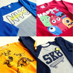 Kit 6 Peças Conjunto Moletom Infantil Menino 1 ao 14 Masculino Inverno Manga Longa Pronta Entrega