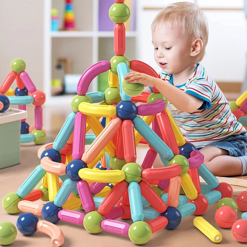 BRASTOY - Blocos De Construção 3d Magnéticos Brinquedo ímã 50%