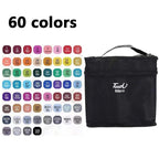 24/36/48/60/80 peças Caneta Marcadora De Ponta Dupla Conjunto De Canetas De Aquarela Especial